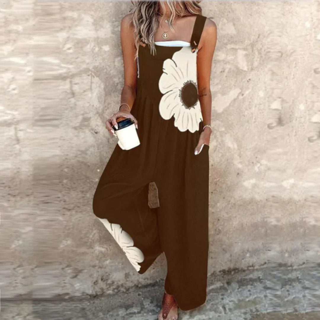 Marissa | Stijlvolle Bloemen Wide Leg Jumpsuit
