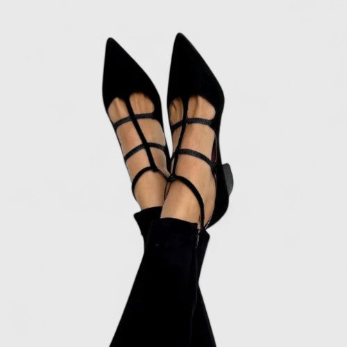 Faith | Elegante Lace Up Puntige Hakken