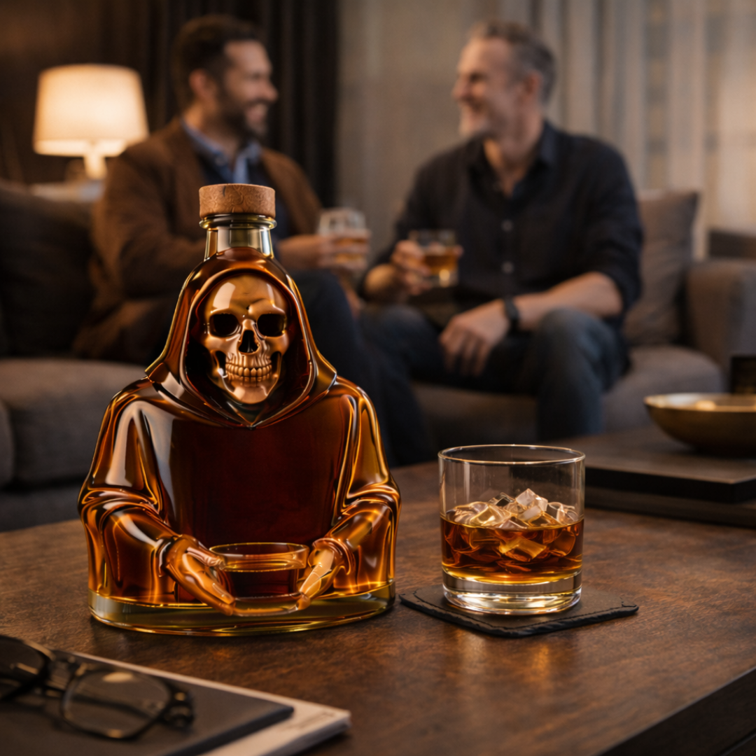 Roger | Whiskyfles Dood Ontwerp