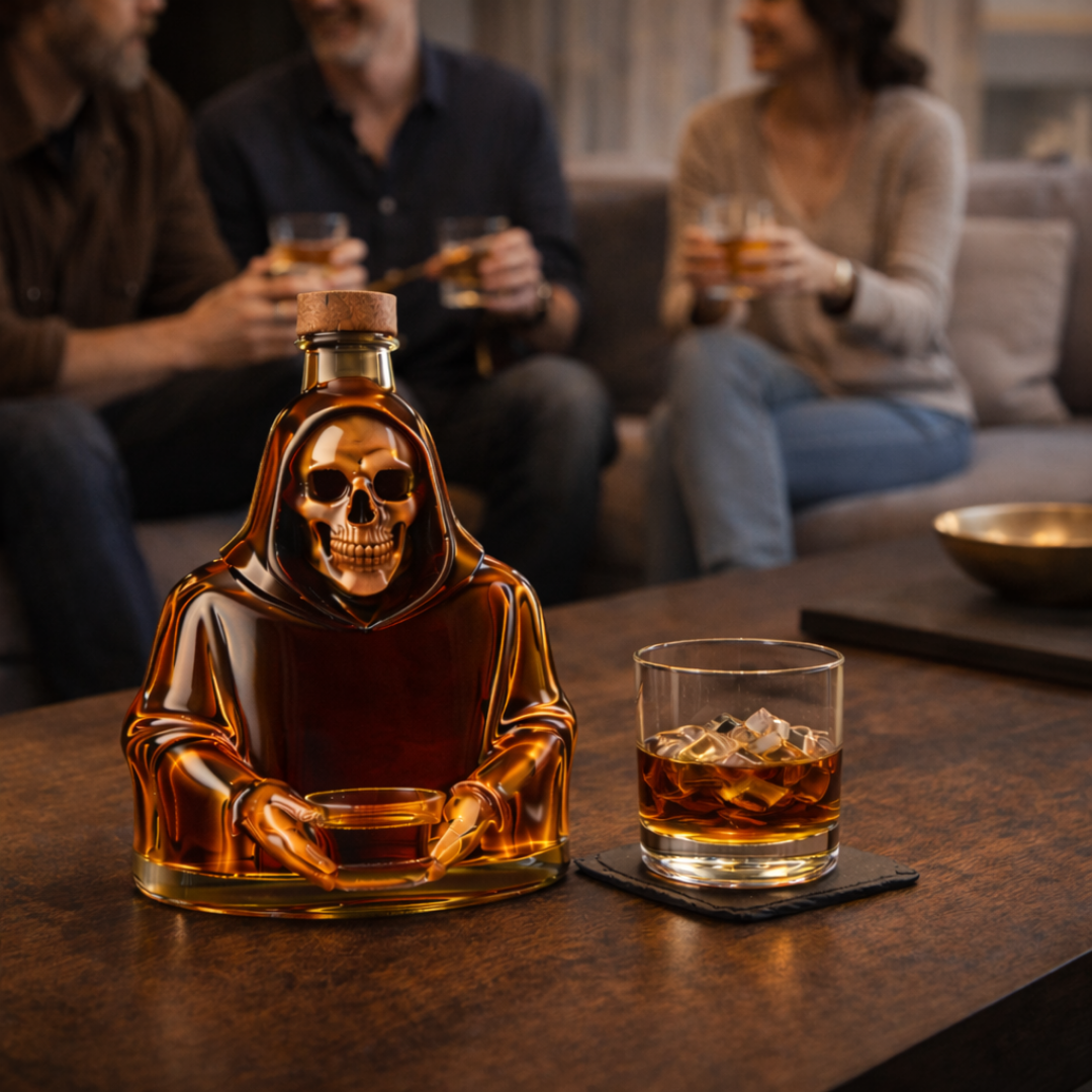 Roger | Whiskyfles Dood Ontwerp