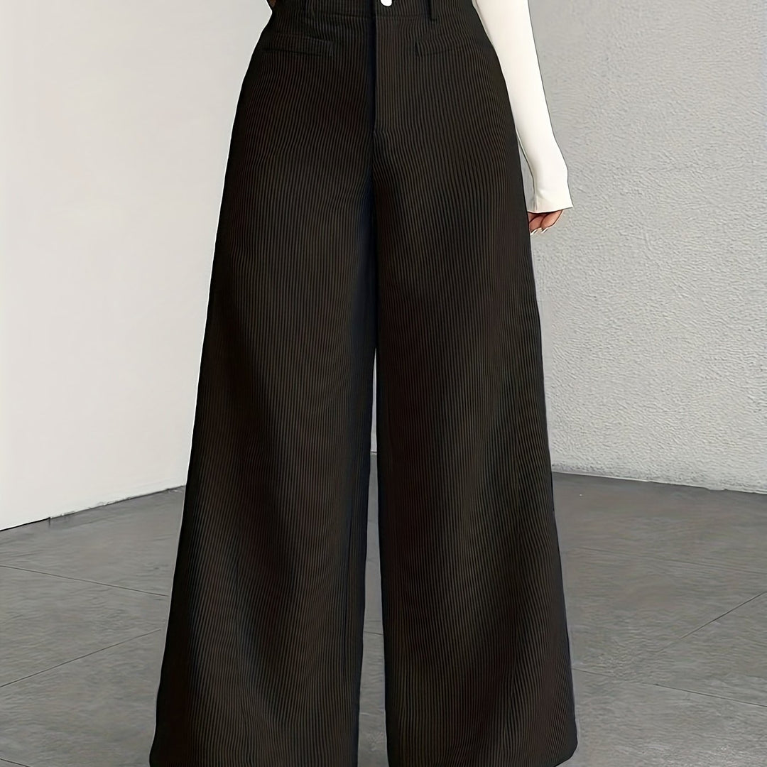 Kimberly | Hoge Taille Wijde Pantalon