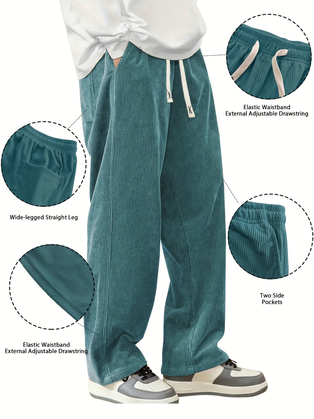 Reid | Relaxed Rechte-Pijpen Broek