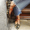 Destiny | Elegante Leopard Strap Ballerina's