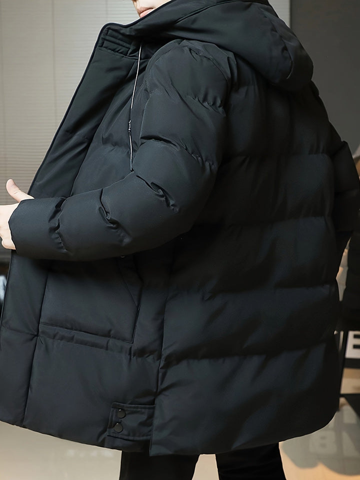 Rhett | Gewatteerde Lange Hooded Jas