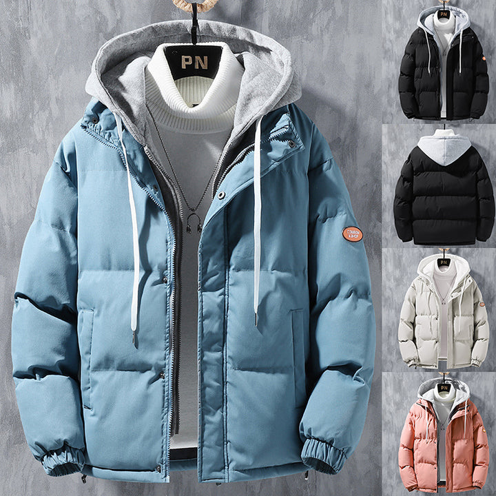 Winterjas heren met capuchon – winddicht en gevoerd