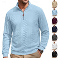 Nash | Textured Quarter-Zip Pullover