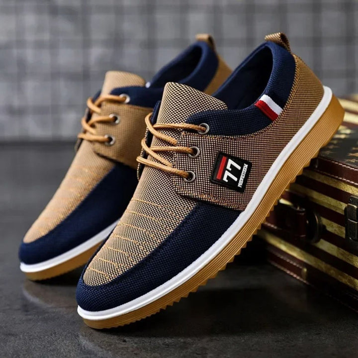 Garrett | Orthopedische Canvas Veterschoenen