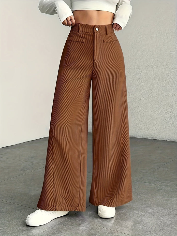 Kimberly | Hoge Taille Wijde Pantalon
