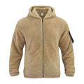 Teddy jas heren met capuchon, omkeerbaar en warm