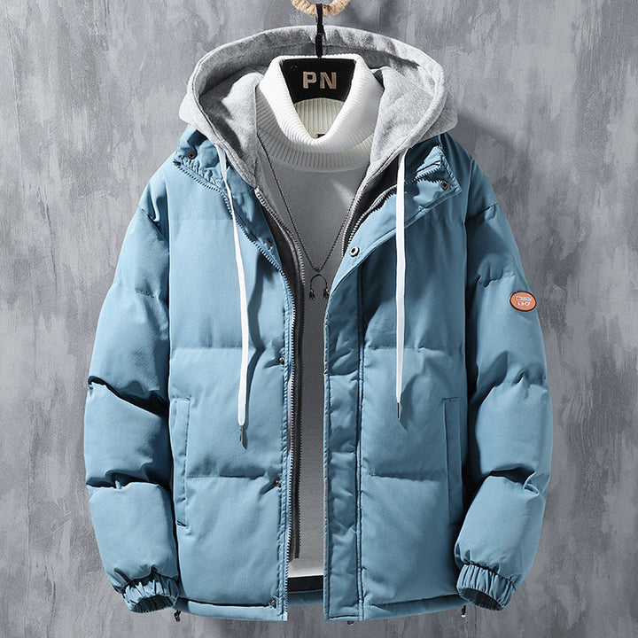 Winterjas heren met capuchon – winddicht en gevoerd