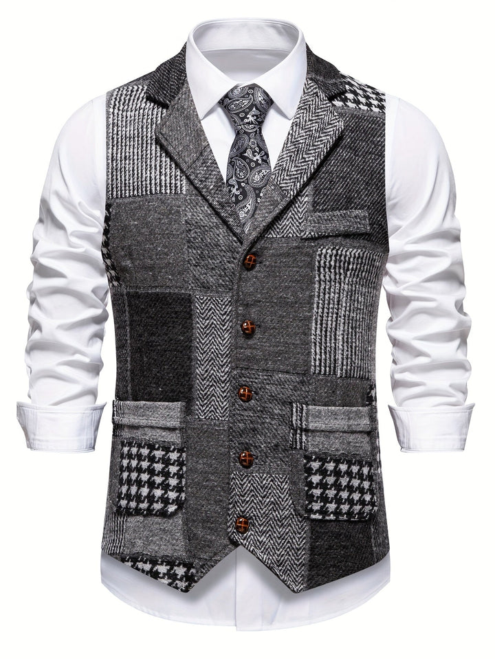 Tobias | Patchwork Op maat Gemaakt Vest
