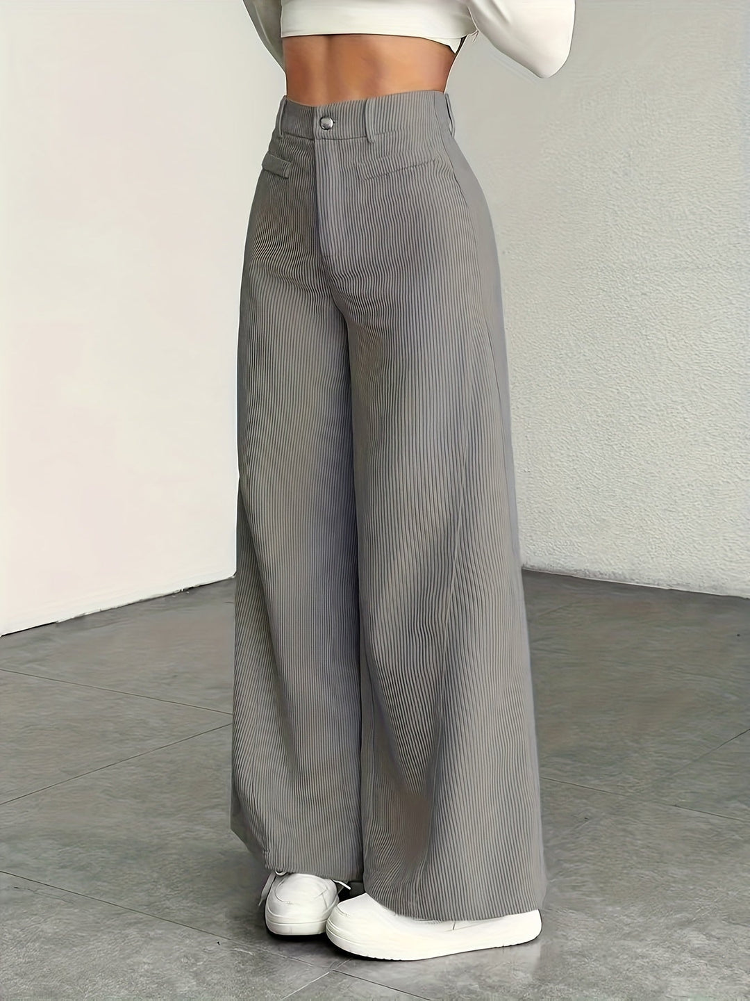 Kimberly | Hoge Taille Wijde Pantalon