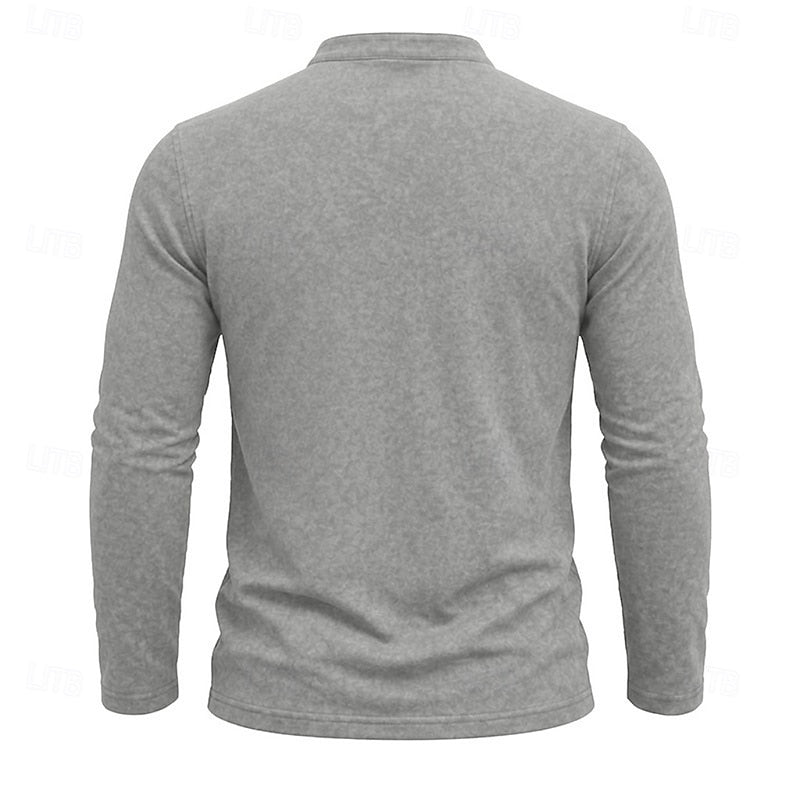 Weston | Klassieke Henley Langsleeve Shirt