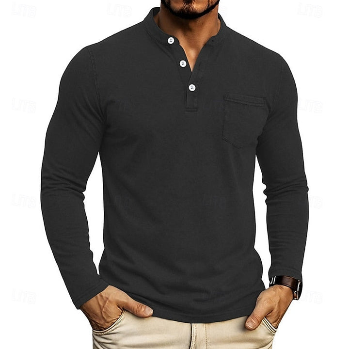 Weston | Klassieke Henley Langsleeve Shirt