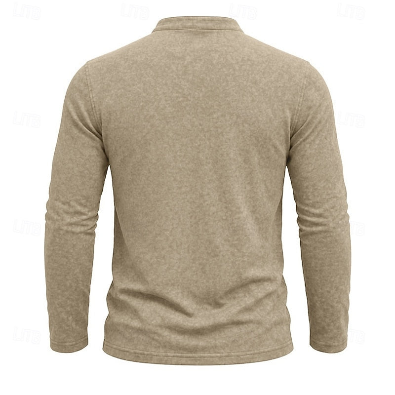Weston | Klassieke Henley Langsleeve Shirt