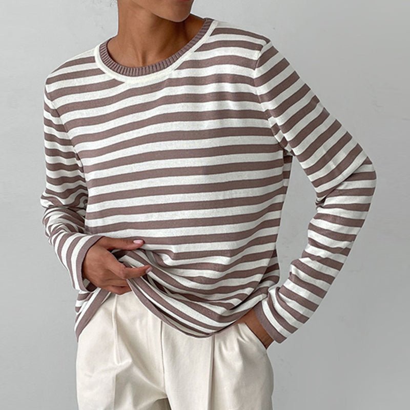 Winifred | Relaxed-Fit Gestreepte Lange Mouwen Top