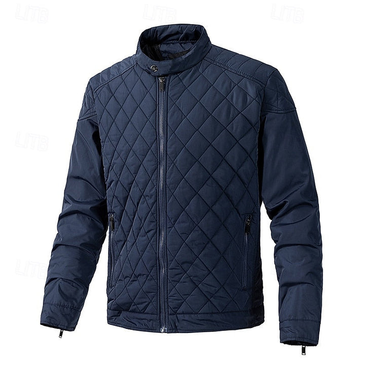 Ashton | Gequilt Jacket met Staande Kraag