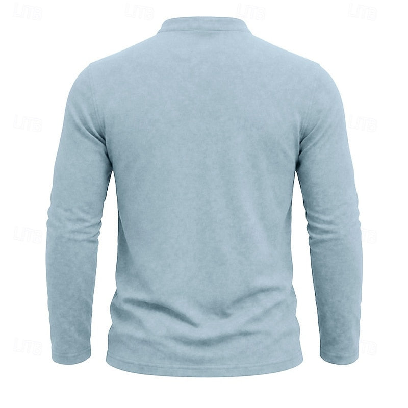 Weston | Klassieke Henley Langsleeve Shirt